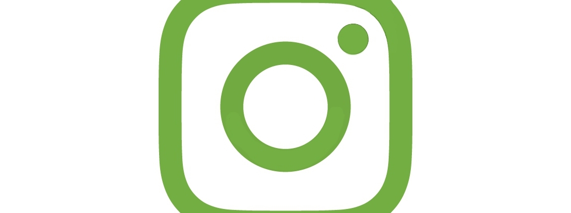 Instagram grün - mit Rand alternativ