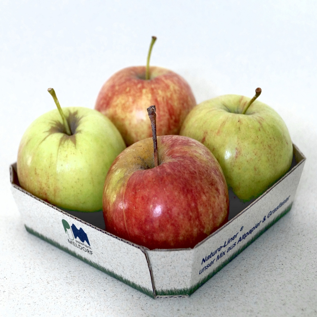 Foodtainer Äpfel (4F) aus Nature-Liner® Graspapier