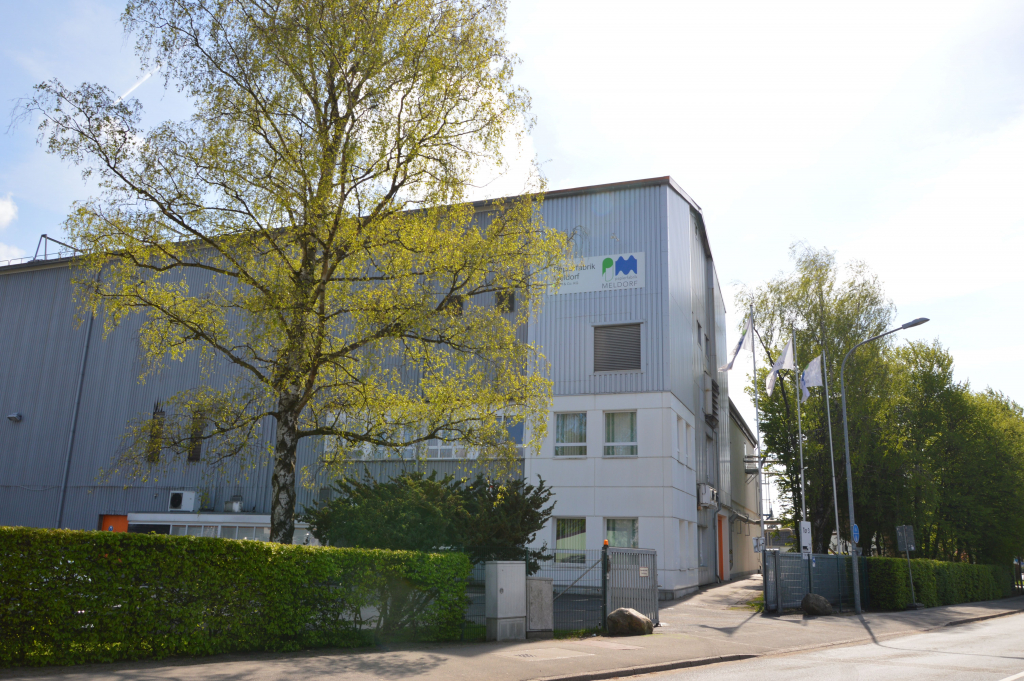 Arbeiten bei der Papierfabrik Meldorf in Tornesch 